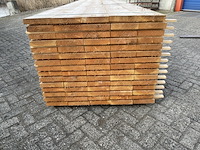 Ca. 75x douglas planken fijnbezaagd, 38x200mm, lengte 400cm - afbeelding 3 van  4
