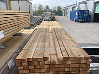 Ca. 75x douglas regels fijnbezaagd, 50x75mm, lengte 500cm - afbeelding 1 van  3