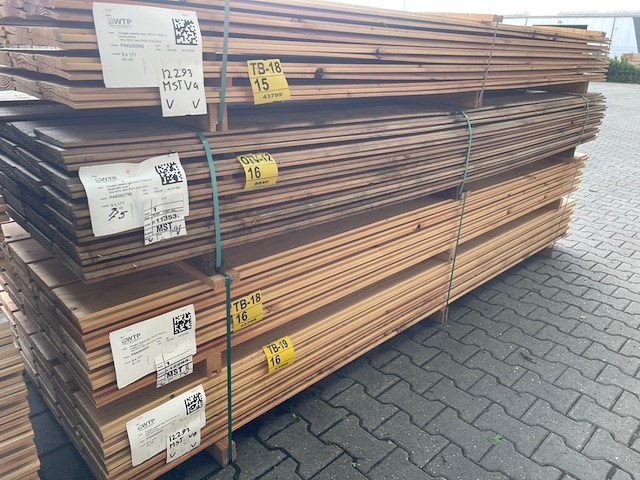 Ca. 75x douglas zweeds rabat, 21x190mm, lengte 300cm - afbeelding 4 van  4