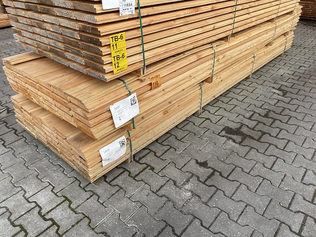 Ca. 75x douglas zweeds rabat, 21x190mm, lengte 400cm - afbeelding 4 van  4