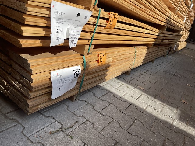 Ca. 75x douglas zweeds rabat, 21x190mm, lengte 400cm - afbeelding 4 van  4