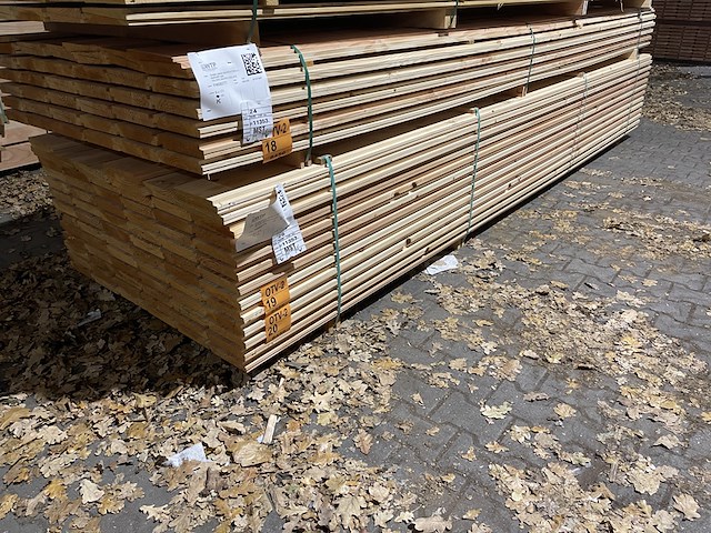 Ca. 75x douglas zweeds rabat, 21x190mm, lengte 500cm - afbeelding 4 van  4