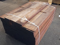 Ca. 75x hardhouten damwand, 5 x 19,5 x 150 cm - afbeelding 4 van  7