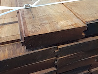 Ca. 75x hardhouten damwand, 5 x 19,5 x 150 cm - afbeelding 6 van  7