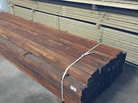 Ca. 75x hardhouten paal, 7 x 7 x 350 cm - afbeelding 1 van  5