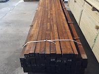 Ca. 75x hardhouten paal, 7 x 7 x 350 cm - afbeelding 2 van  5