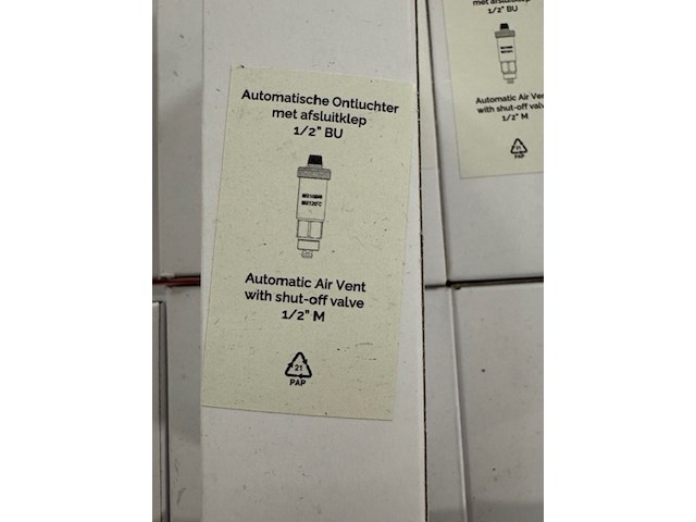 Ca. 75x ontluchter, o.a. flamco, flexvent - afbeelding 4 van  5