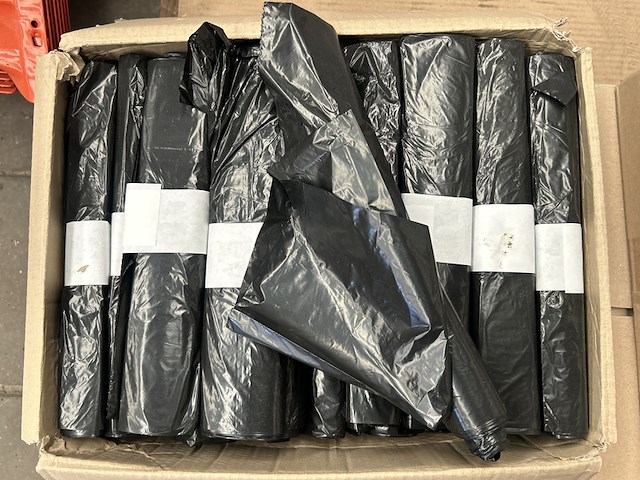 Ca. 75x rol à 20 stuks afvalzakken 60x80 cm t23 - afbeelding 1 van  4