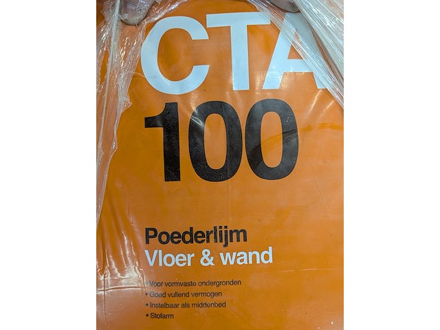 Ca. 75x zak à 25 kg poederlijm coba, cta 100 - afbeelding 6 van  6