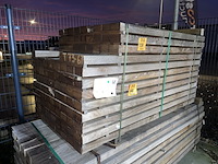 Ca. 76x angelim pedra balken fijnbezaagd, 55x105mm, lengte 190cm - afbeelding 4 van  4
