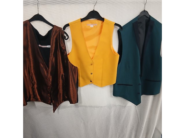 Ca. 76x giletjes diverse kleuren mannen/netjes - afbeelding 4 van  8