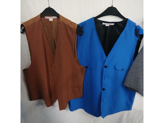 Ca. 76x giletjes diverse kleuren mannen/netjes - afbeelding 7 van  8