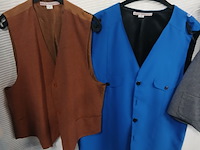 Ca. 76x giletjes diverse kleuren mannen/netjes - afbeelding 7 van  8