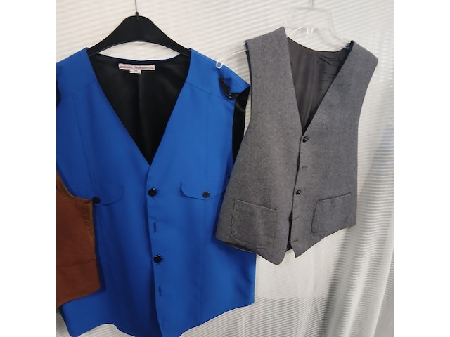 Ca. 76x giletjes diverse kleuren mannen/netjes - afbeelding 8 van  8