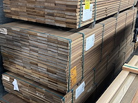 Ca. 76x guyana teak planken geschaafd, 21x120mm, lengte 305cm - afbeelding 4 van  4