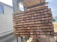 Ca. 77x douglas regels fijnbezaagd, 50x75mm, lengte 300cm - afbeelding 2 van  3