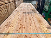 Ca. 77x douglas regels fijnbezaagd, 50x75mm, lengte 300cm - afbeelding 1 van  4