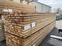 Ca. 77x douglas regels fijnbezaagd, 50x75mm, lengte 500cm - afbeelding 3 van  3