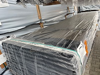 Ca. 77x grenen design profiel zwart gecoat, 21x145mm, lengte 420cm - afbeelding 1 van  3