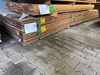 Ca. 77x guyana ipé planken geschaafd, 21x90mm, lengte 51/455cm, 26/485cm - afbeelding 4 van  4