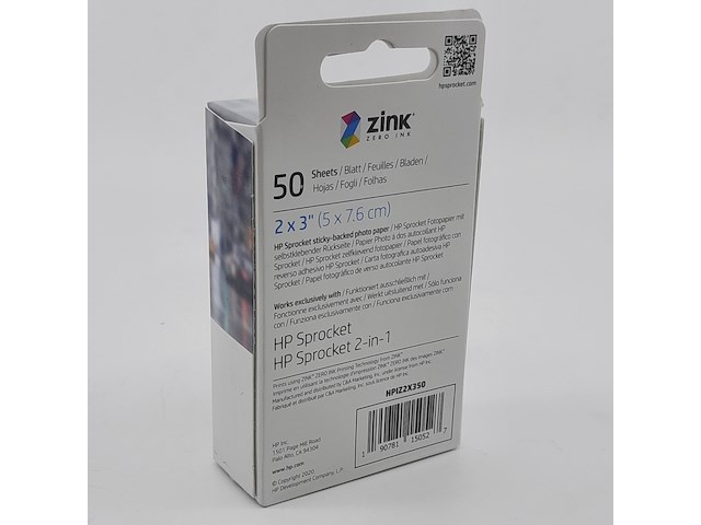 Ca. 77x verpakking fotopapier, hp, sprocket 2x3'' - afbeelding 3 van  3