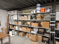Ca 7.80mtr metalen stelling