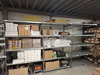 Ca 7.80mtr metalen stelling - afbeelding 2 van  7