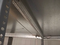 Ca 7.80mtr metalen stelling - afbeelding 5 van  7