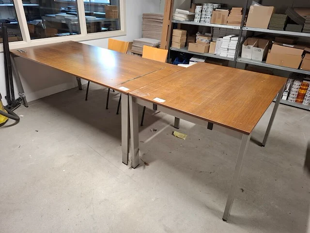 Ca 7.80mtr metalen stelling - afbeelding 6 van  7