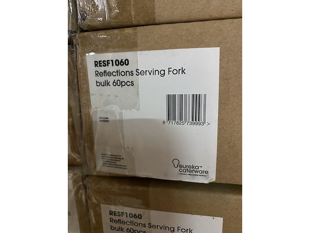 Ca. 780x luxe grote serveervorken, zilver - afbeelding 3 van  3