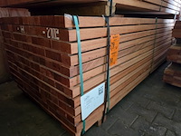 Ca. 78x angelim pedra onderliggers geschaafd, 45x68mm, lengte 250cm - afbeelding 4 van  4