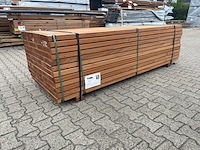 Ca. 78x angelim pedra onderliggers geschaafd, 45x68mm, lengte 250cm - afbeelding 2 van  3