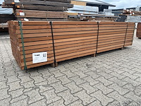 Ca. 78x angelim pedra onderliggers geschaafd, 45x68mm, lengte 300cm - afbeelding 2 van  3