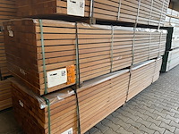 Ca. 78x angelim pedra onderliggers geschaafd, 45x68mm, lengte 350cm - afbeelding 4 van  4