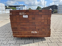 Ca. 78x angelim pedra onderliggers geschaafd, 45x68mm, lengte 350cm - afbeelding 3 van  3