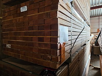 Ca. 78x angelim pedra onderliggers geschaafd, 45x68mm, lengte 400cm - afbeelding 4 van  4