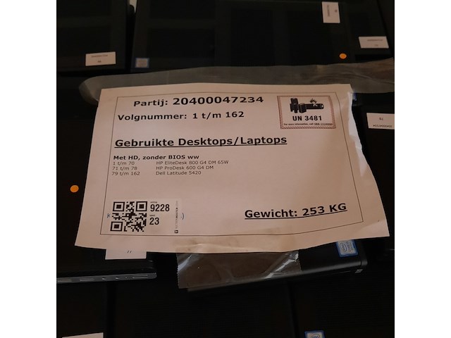 Ca. 78x desktop, hp, o.a. elitedesk 800 - afbeelding 10 van  10