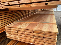 Ca. 78x douglas veer en groef, 18x185mm, lengte 500cm - afbeelding 1 van  3