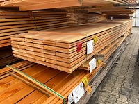 Ca. 78x douglas veer en groef, 18x185mm, lengte 500cm - afbeelding 2 van  3
