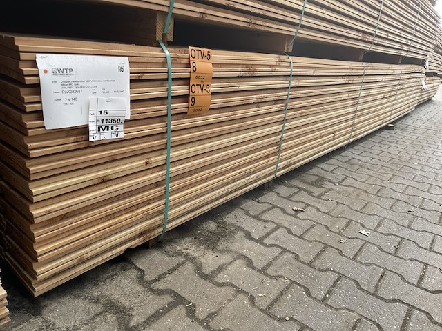 Ca. 78x douglas zweeds rabat, 21x160mm, lengte 500cm - afbeelding 4 van  4