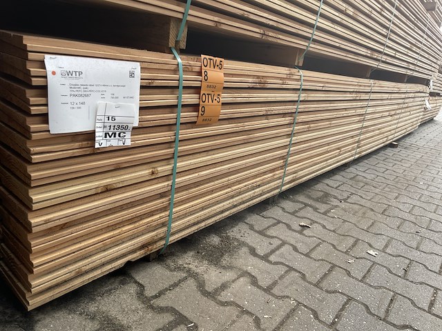 Ca. 78x douglas zweeds rabat, 21x160mm, lengte 500cm - afbeelding 4 van  4