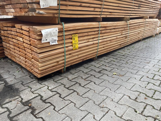Ca. 78x douglas zweeds rabat, 21x160mm, lengte 500cm - afbeelding 4 van  4