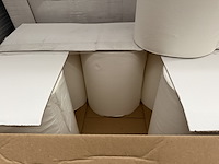 Ca. 78x handdoekrol hpg motion 100% cellulose wit 2 laags 24 cm breed 150 meter, wit - afbeelding 5 van  6