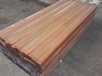 Ca. 78x hardhouten paal, 6,8 x 6,8 x 200 cm - afbeelding 3 van  4