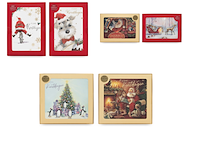 Ca. 78x kerst, art group, luxe kerstkaarten, 16x16 / 12x17 cm - afbeelding 1 van  3