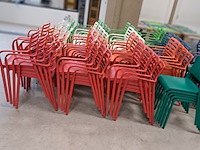 Ca. 78x kunststof tuinstoel - afbeelding 3 van  6