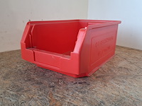 Ca. 78x magazijnbakken met grijp opening, schafer, rood - afbeelding 3 van  5