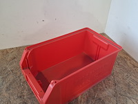 Ca. 78x magazijnbakken met grijp opening, schafer, rood - afbeelding 4 van  5