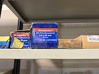 Ca. 78x verpakking ijzerwaren w.o. schroeven, spijkers, pluggen, w.o. woodies, spax, fis, kelfort - afbeelding 5 van  22