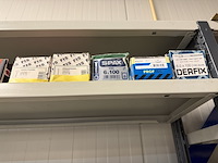 Ca. 78x verpakking ijzerwaren w.o. schroeven, spijkers, pluggen, w.o. woodies, spax, fis, kelfort - afbeelding 8 van  22